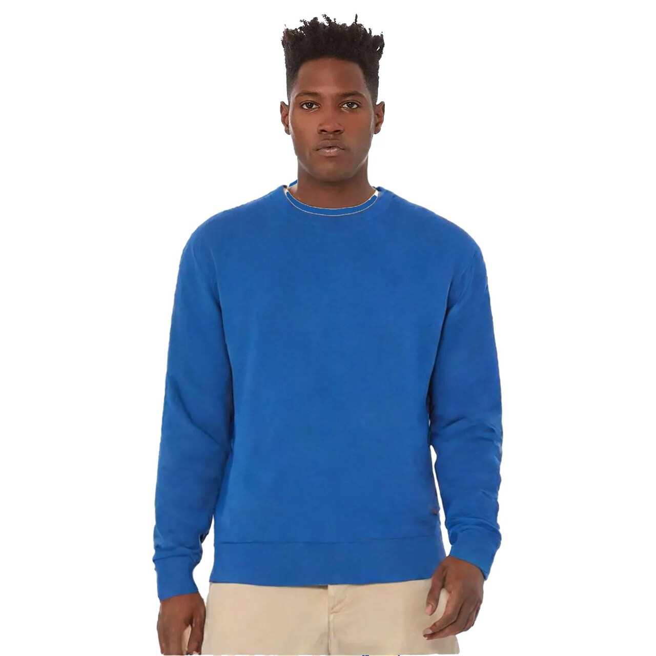 BELLA+CANVAS Long Sleeve Sponge Fleece Drop Shoulder Sweatshirt for Casual, Winter & Layering Wear